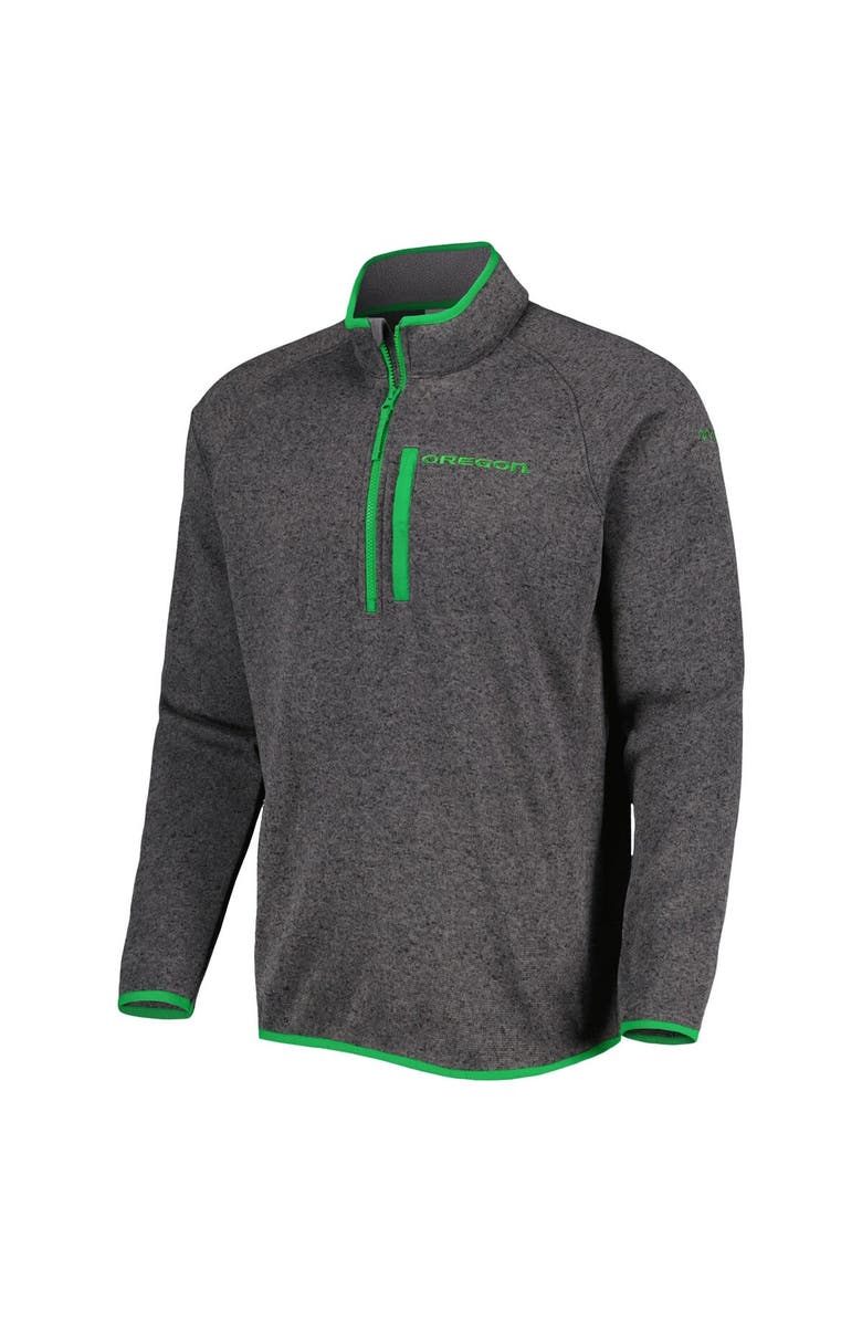 Columbia Men's Columbia Gray Oregon Ducks Canyon Point Raglan Half-Zip Top, Alternate, color, 
