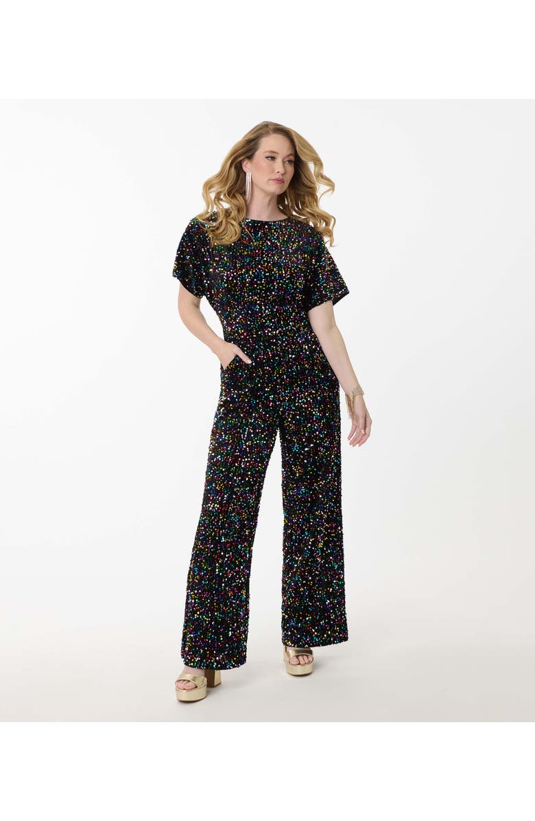 Smak Parlour Wide Leg Jumpsuit, Main, color, Black