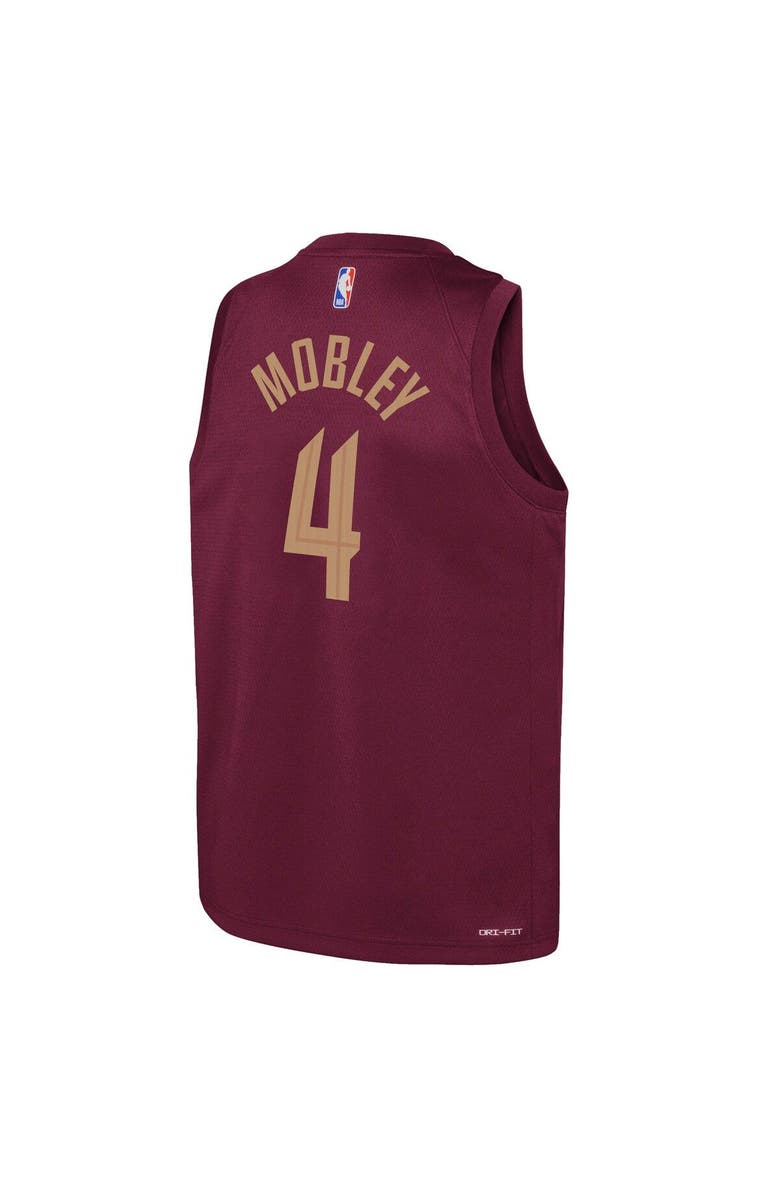 Nike Youth Nike Evan Mobley Wine Cleveland Cavaliers 2022/23 Swingman Jersey - Icon Edition, Alternate, color, 