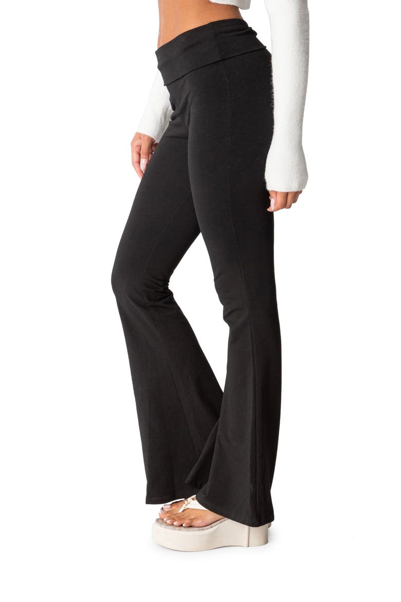 Naomi Flared Leggings, Alternate, color, BLACK
