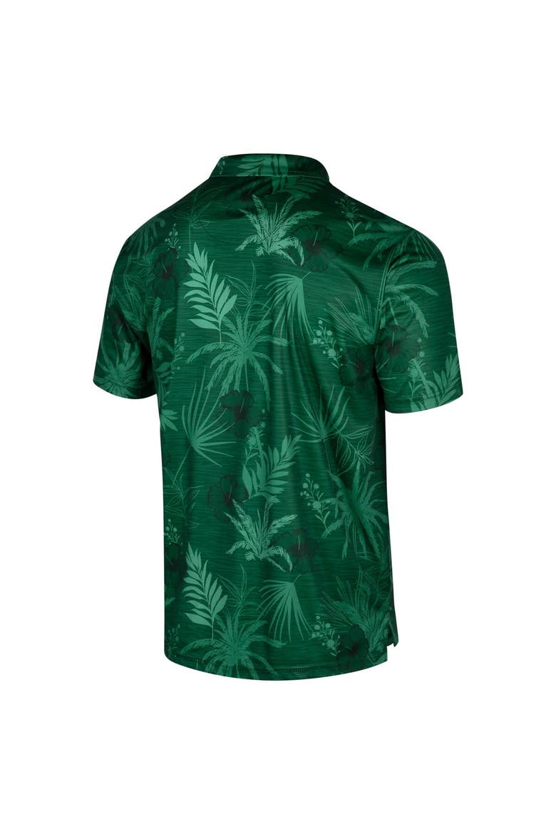 Men's Colosseum Green Michigan State Spartans Big & Tall Palms Polo, Alternate, color, Green