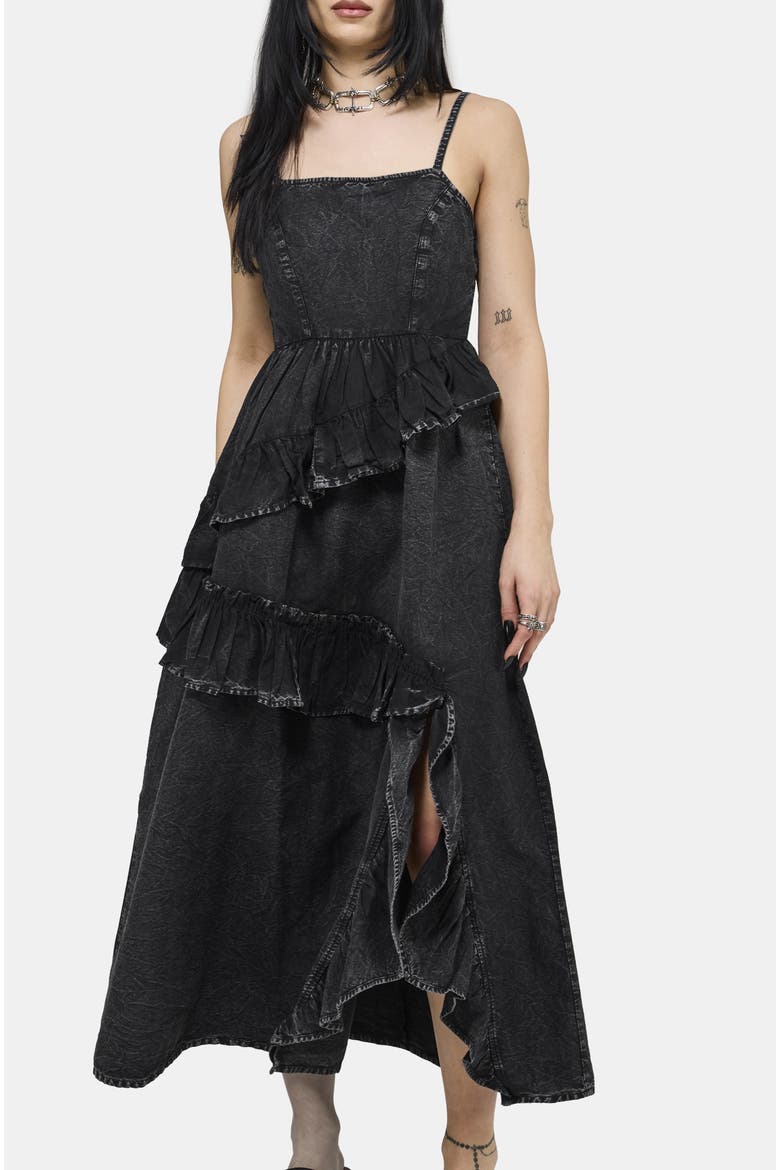 Corvina Fitted Bodice Dress, Alternate, color, Black
