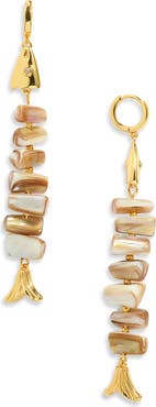 FRASIER STERLING Fresh Catch Fish Linear Drop Earrings
