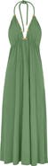ViX Paula Hermanny Livie Cover-Up Halter Maxi Dress