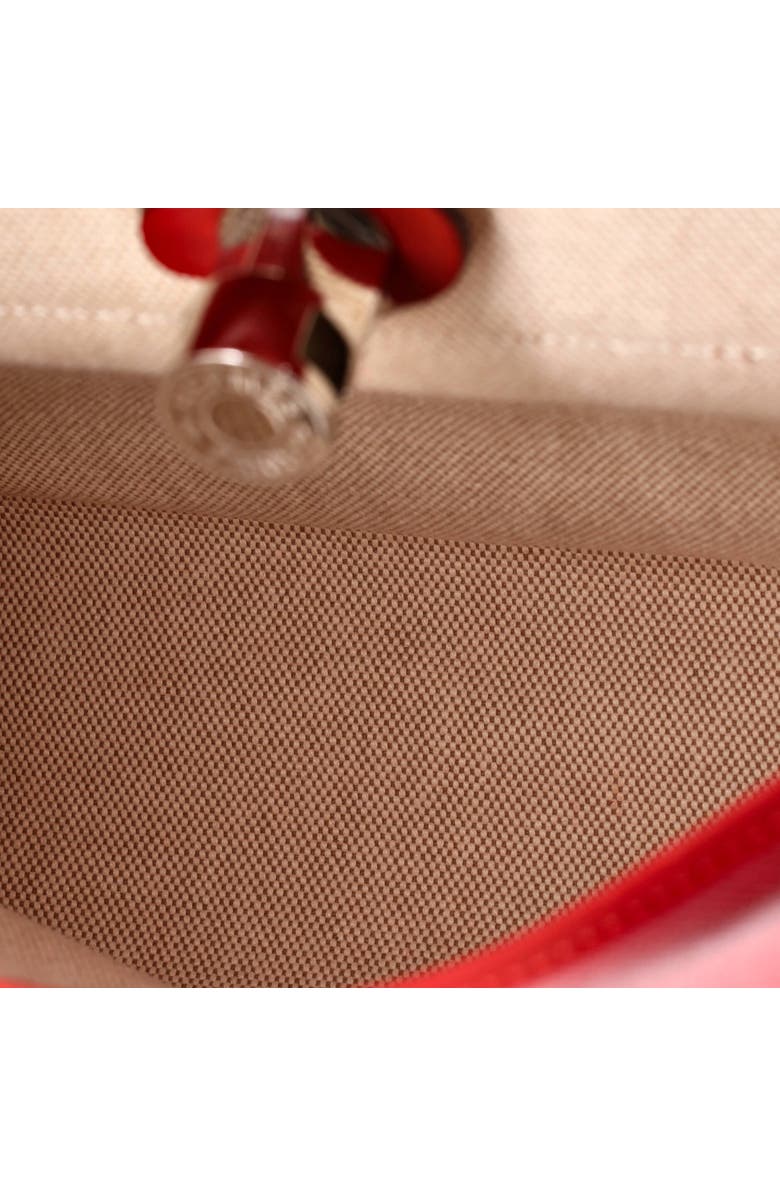 Pre-Owned Hermes Herbag Zip Berline Vache Canvas and Leather 31, Alternate, color, Rouge Piment