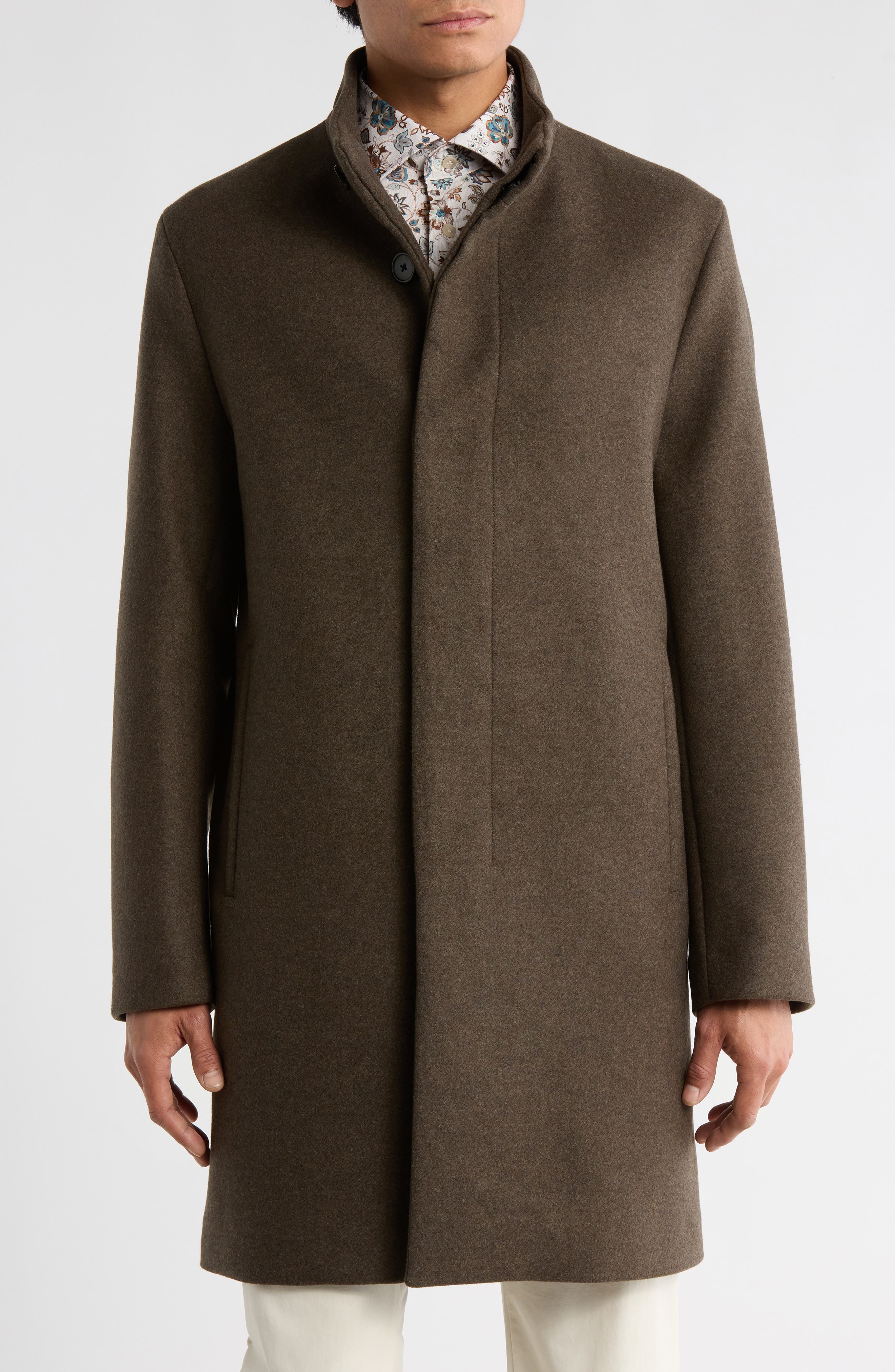 Theory Belvin Felted Overcoat