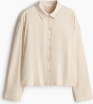 H&M Linen-blend Shirt