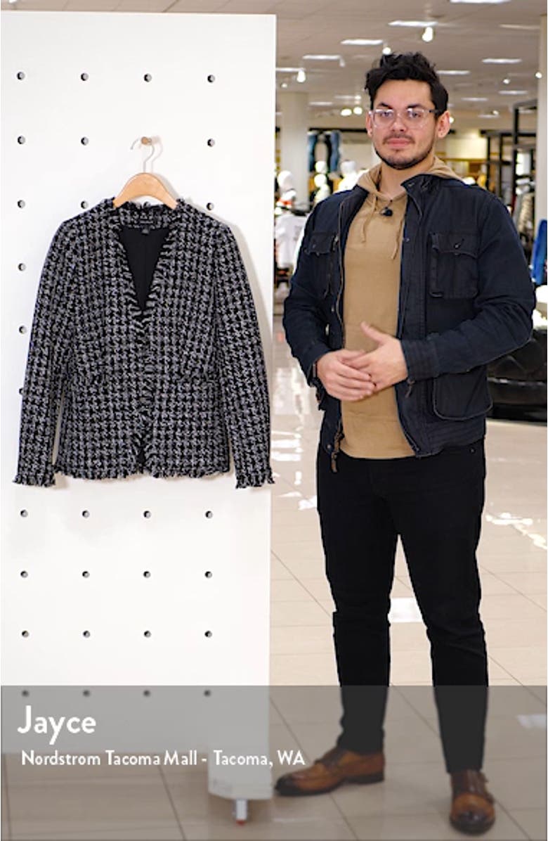Open Front Tweed Jacket, sales video thumbnail