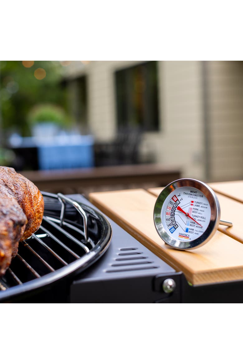 Large Dial Meat Thermometer, Alternate, color, Silver