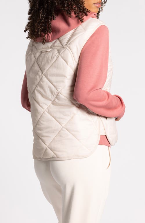 Thread & Supply Appalachian Quilted Vest In Neutral