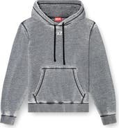 DIESEL® S-Ginn Burnout Logo Hoodie
