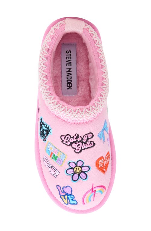 Steve Madden Kids' Jmads Slipper In Pink