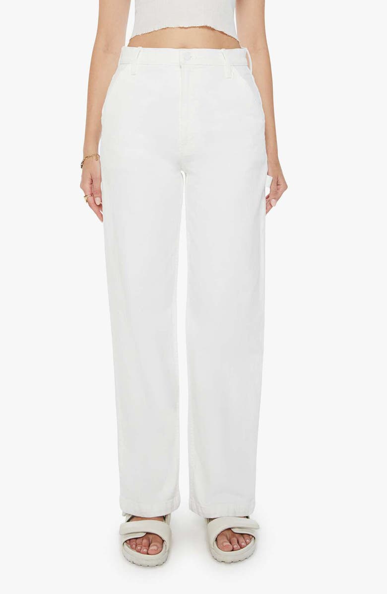 MOTHER The Stud Finder Sneak Wide Leg Jeans, Main, color, 