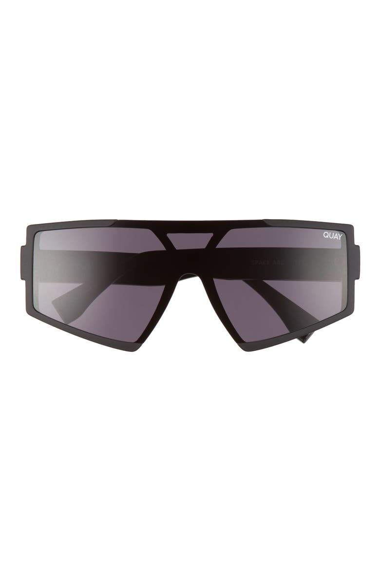 Australia Space Age 65mm Sunglasses, Main, color, MATTE BLACK/ BLACK LENS