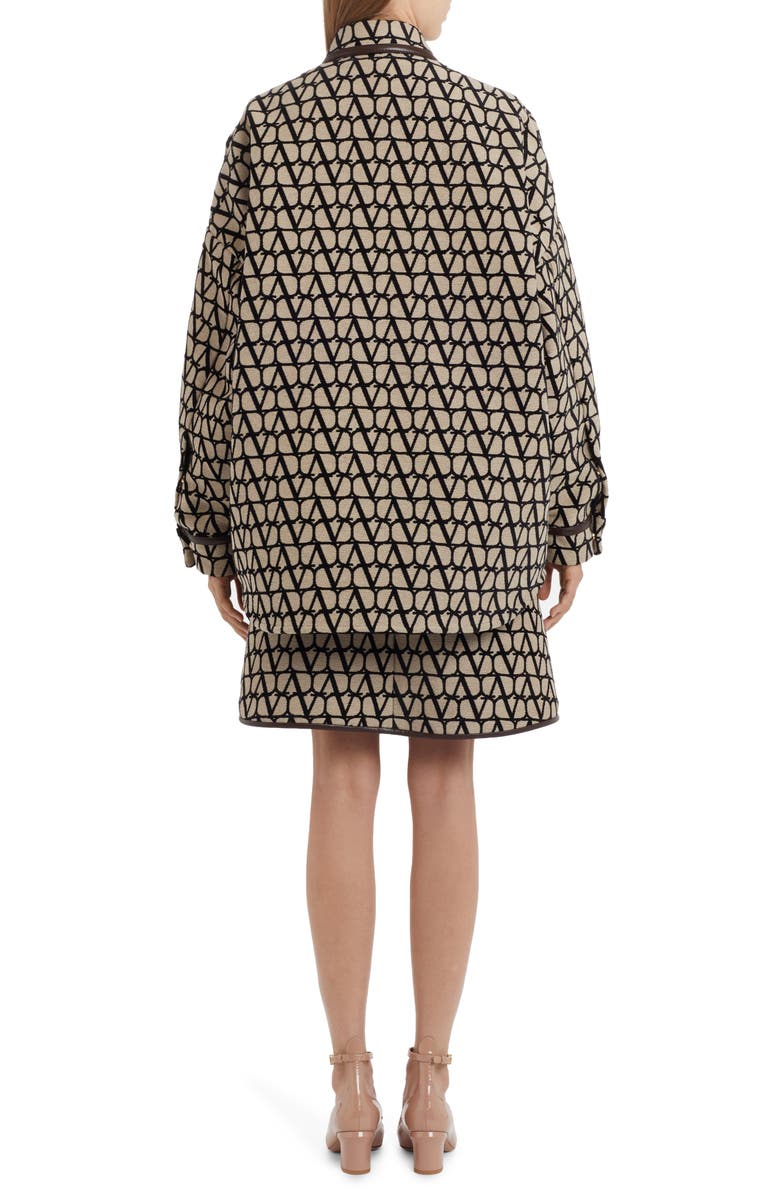 Valentino Garavani VLOGO Jacquard Monogram Toile Overshirt, Alternate, color,