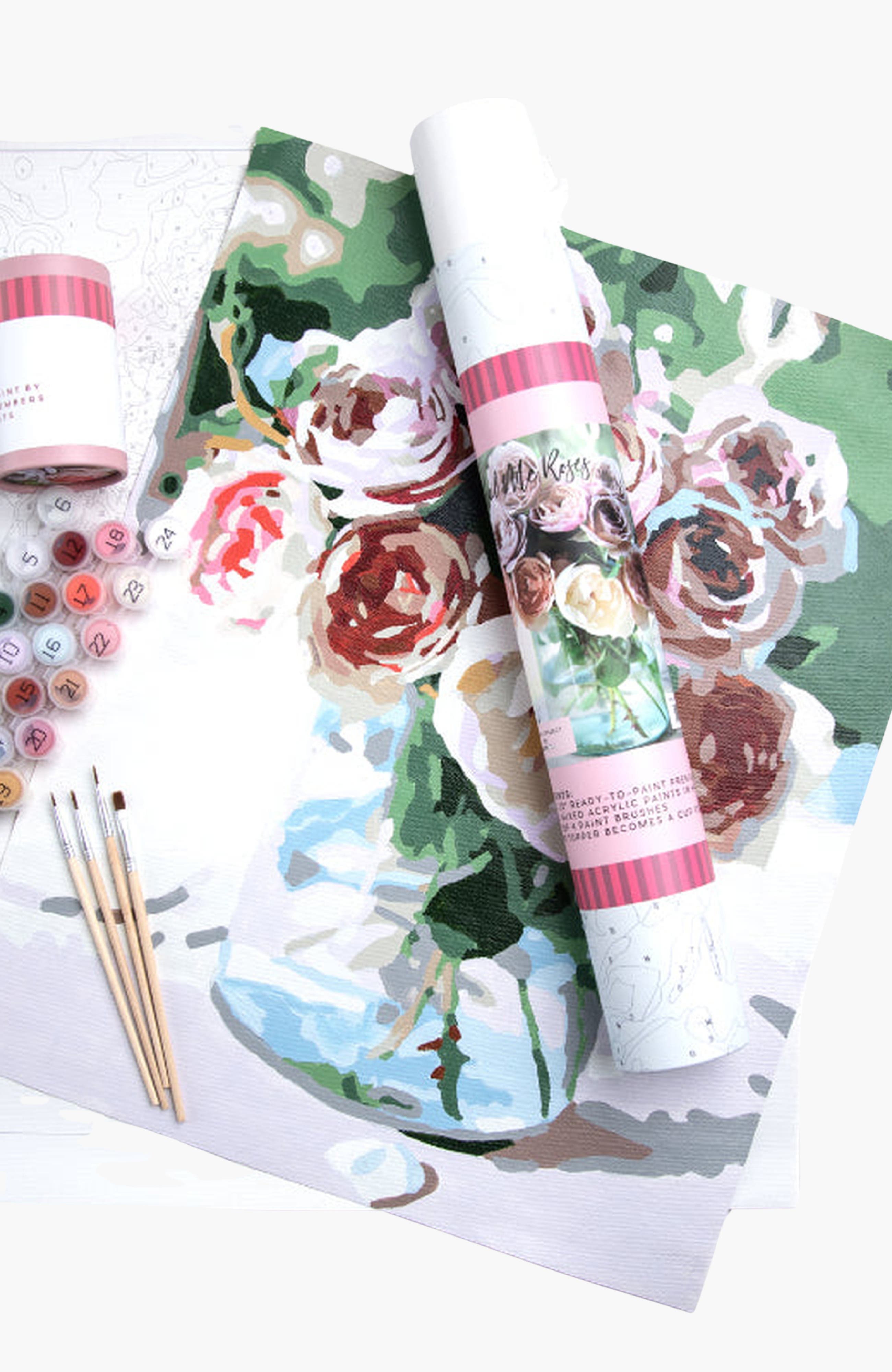 selected Pink / White / Green