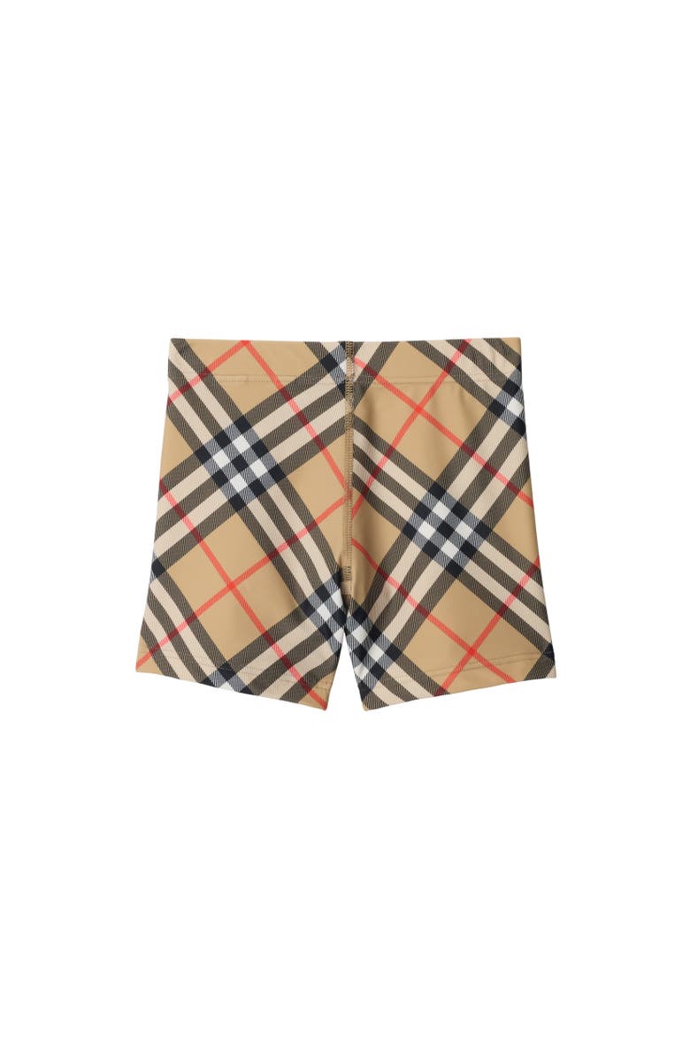 Burberry Check Swim Shorts, Alternate, color, 
