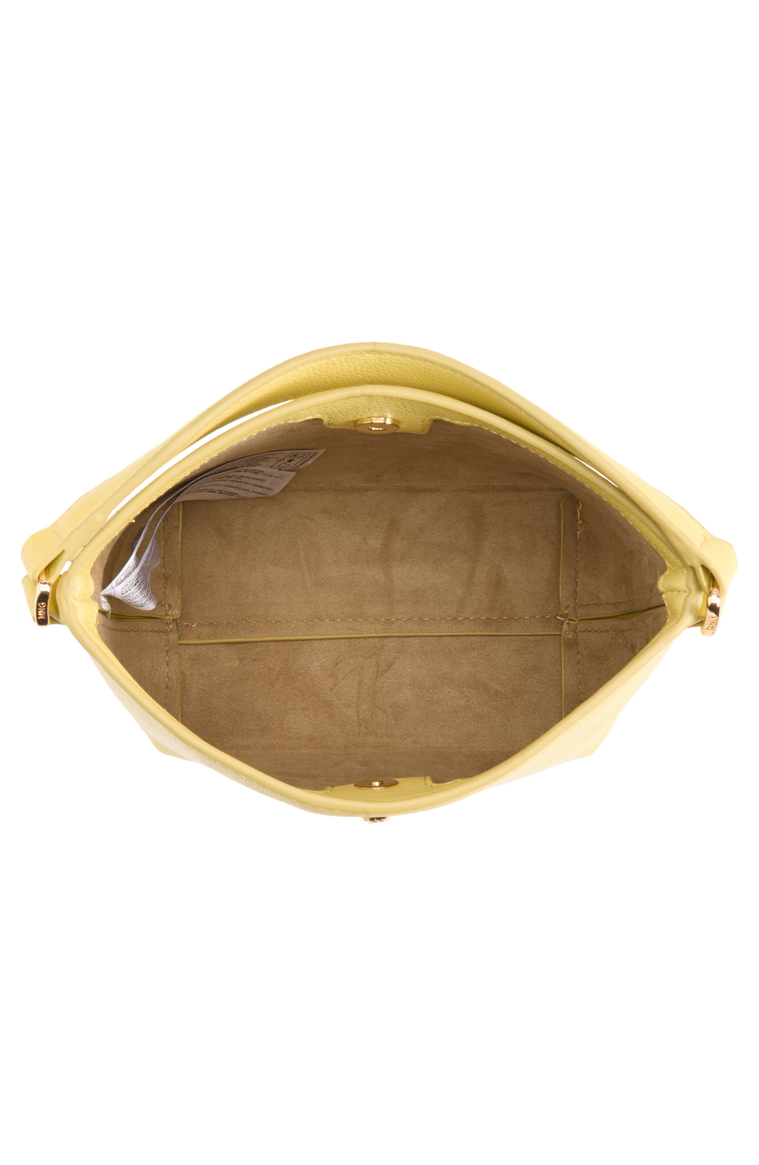 Faux Leather Bucket Bag, Alternate, color, VANILLA