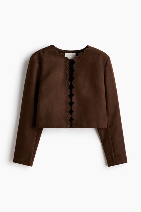 Scalloped-edge Jacket