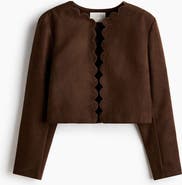 H&M Scalloped-edge Jacket