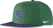 Nike Men's Nike Green Kansas State Wildcats 2025 On-Field True Performance Baseball Fitted Hat