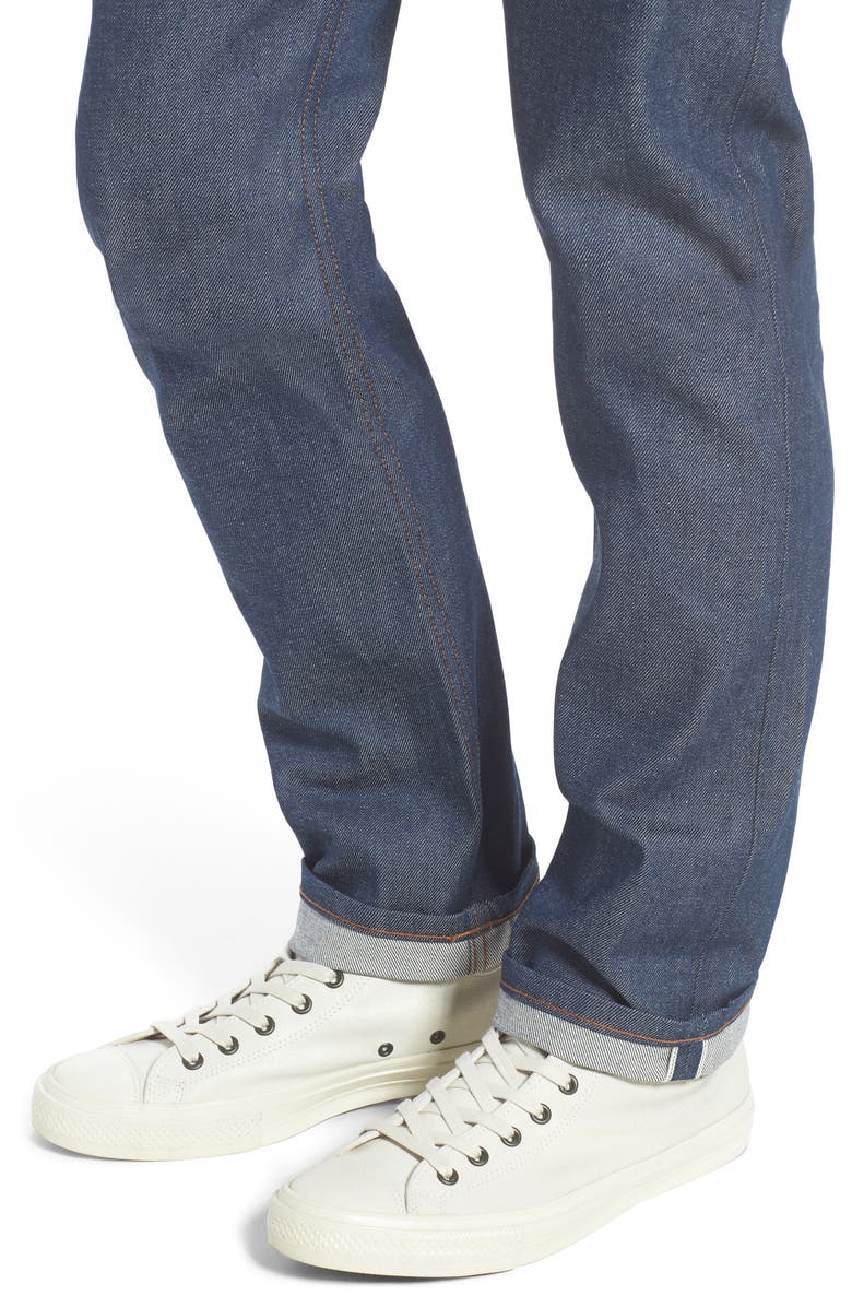 Naked & Famous Denim Weird Guy Regular Tapered Fit Raw Selvedge Jeans, Alternate, color,