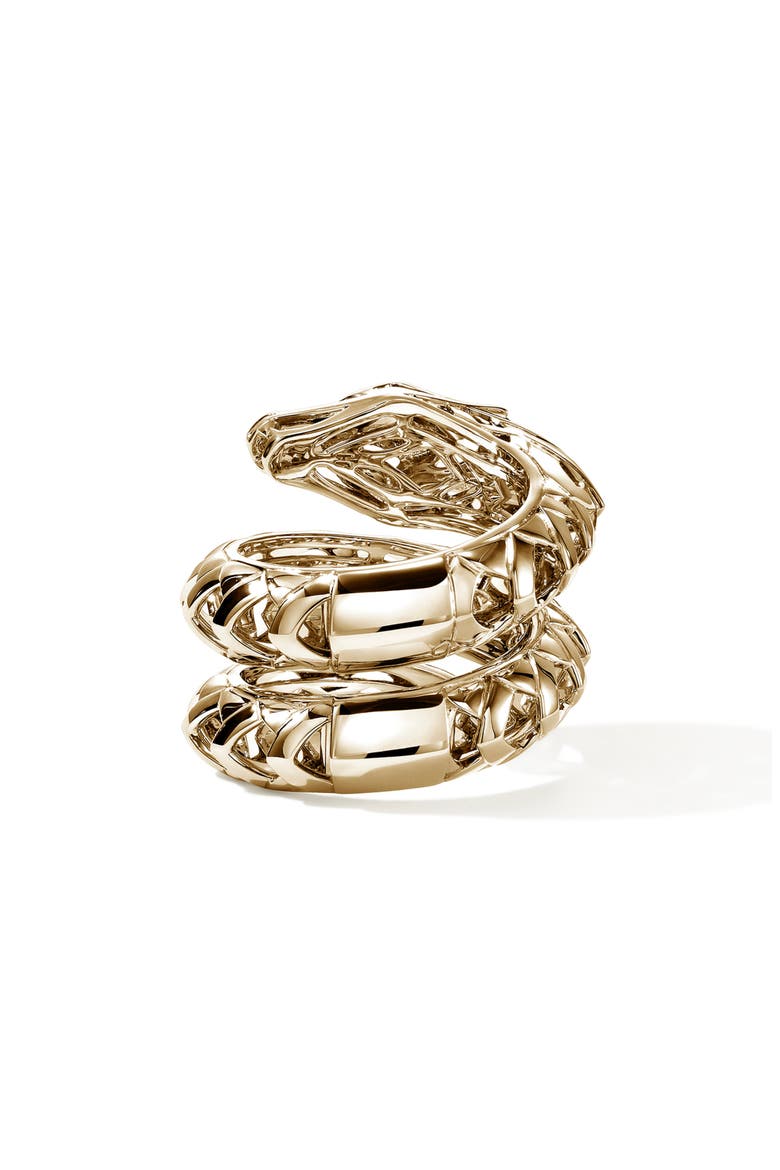 Naga Ring in 14K Gold & Diamonds, Alternate, color, GOLD