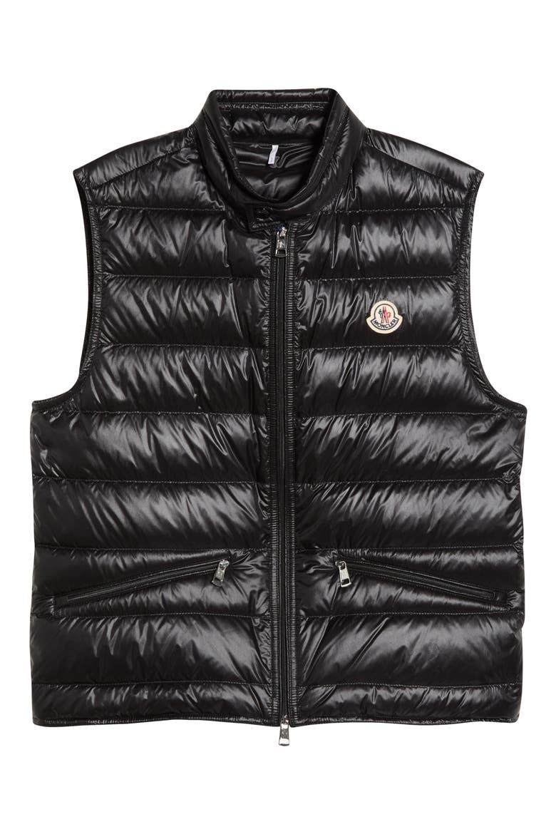 Gui Down Puffer Vest, Alternate, color, BLACK