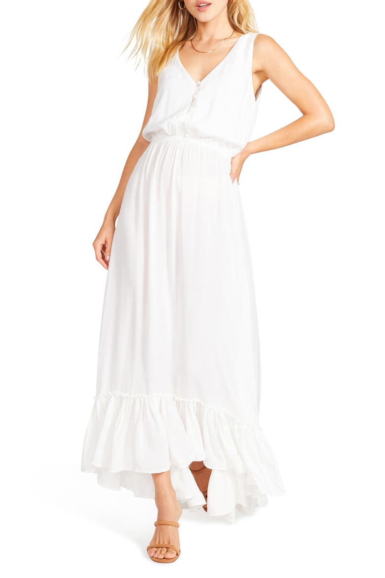 Precious Hem Maxi Dress, Main, color, IVORY