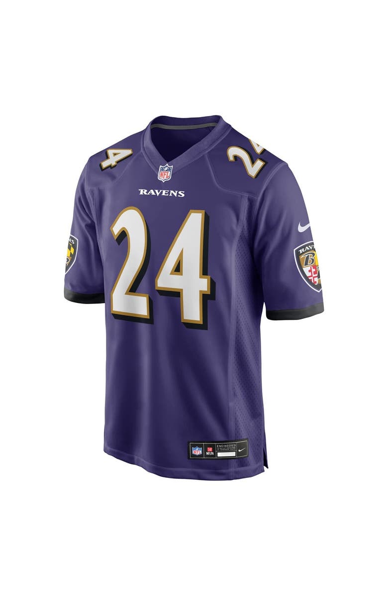Nike Men's Nike Malaki Starks Purple Baltimore Ravens 2025 NFL Draft First Round Pick Game Jersey, Alternate, color, Purple
