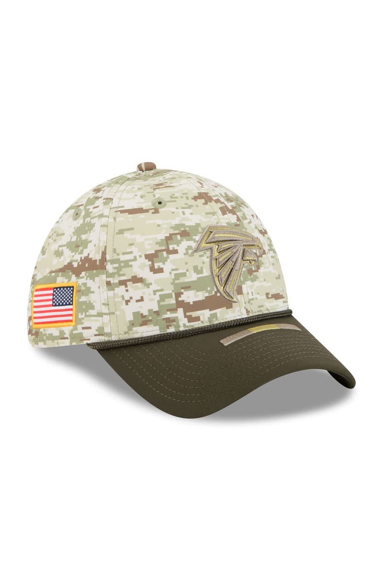 Men's New Era  Camo Atlanta Falcons 2025 Salute to Service 39THIRTY Flex Hat, Main, color, Camo
