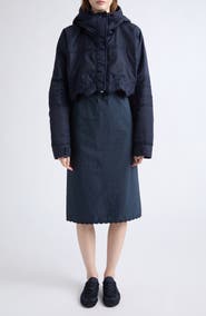Cecilie Bahnsen Finnur Embroidered Crop Hooded Jacket