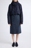 Cecilie Bahnsen Finnur Embroidered Crop Hooded Jacket