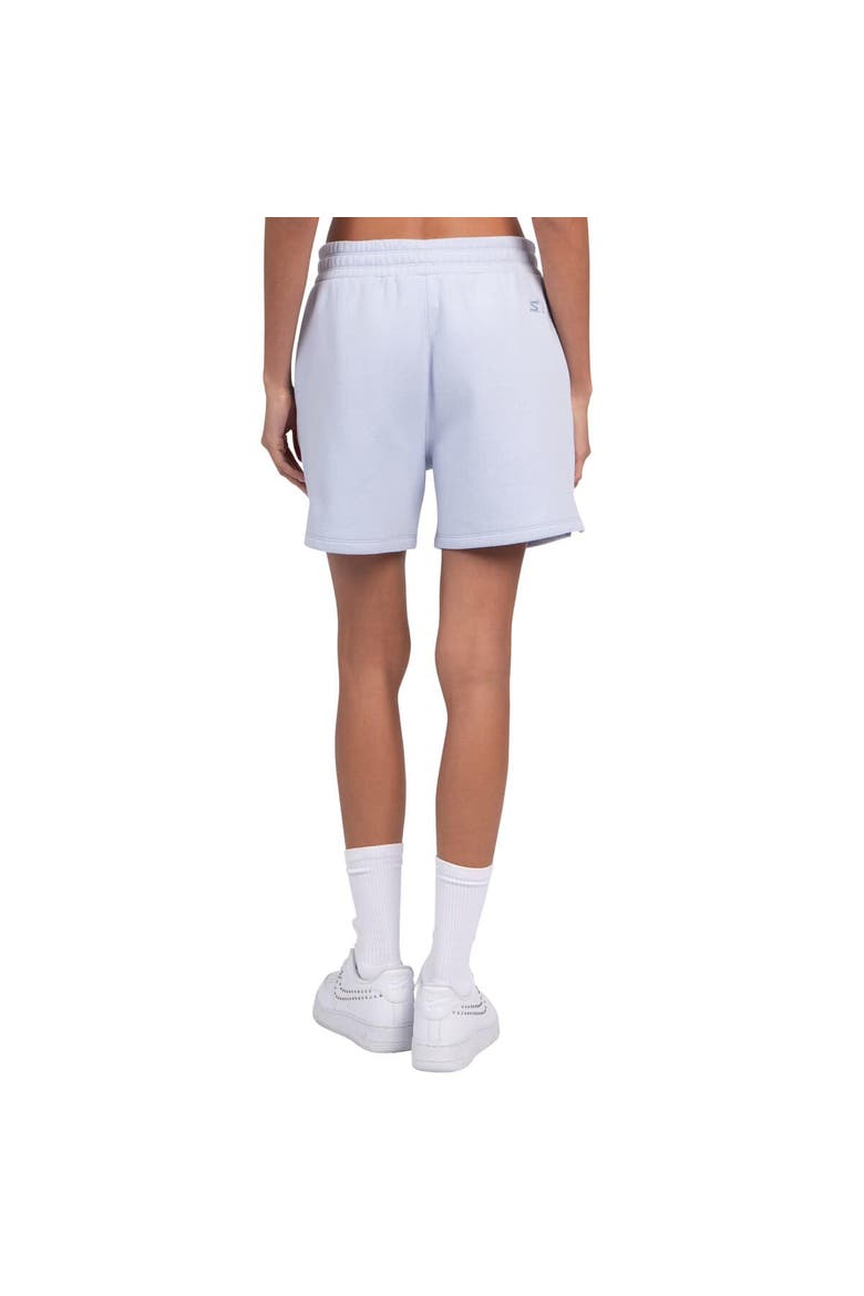 Women's Starter  Light Blue Los Angeles Dodgers Pastel High Waisted Shorts, Alternate, color, Light Blue