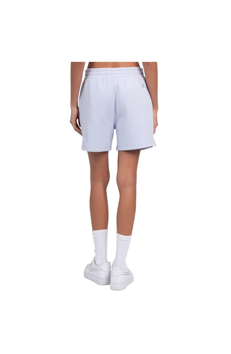 STARTER Women's Starter Pastel Blue Buffalo Bills Travel Pastels Fleece Short, Alternate, color, Light Blue