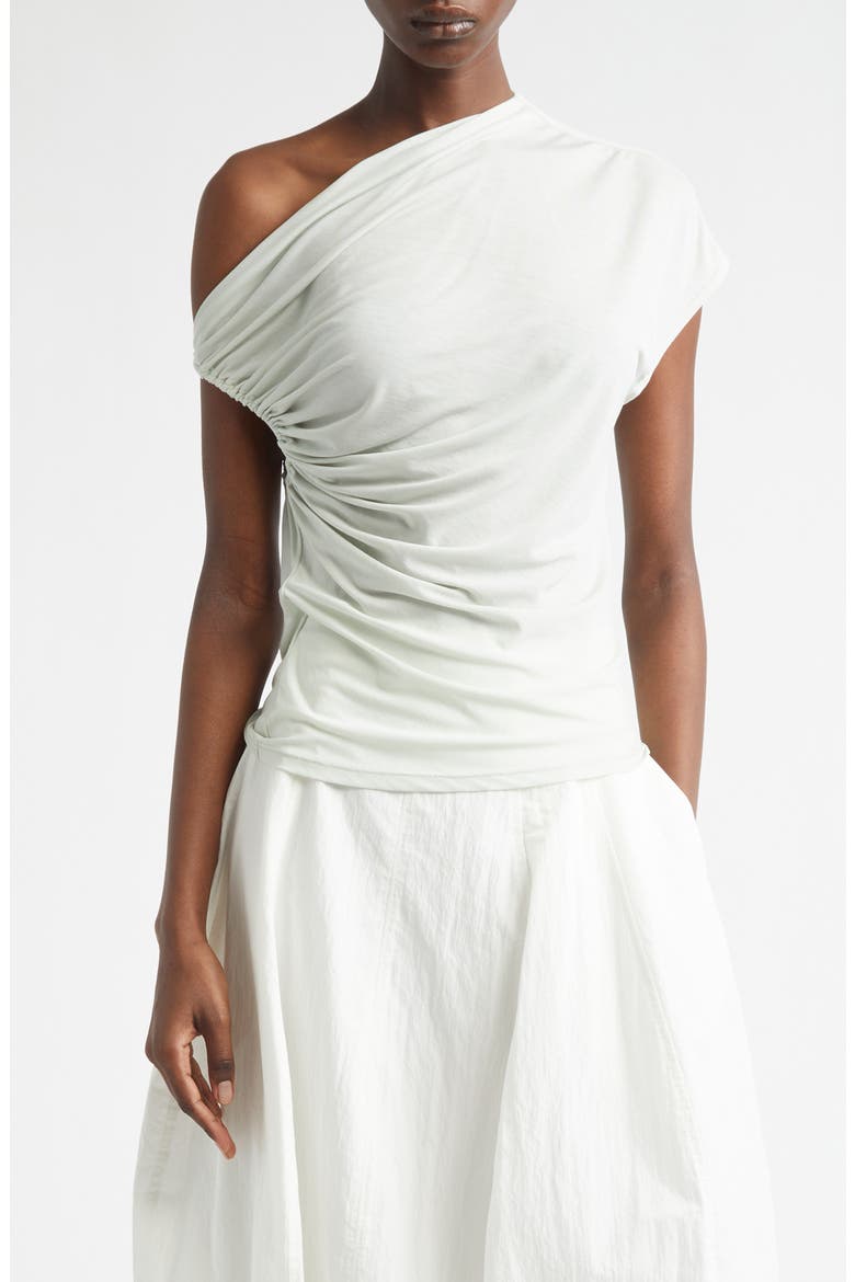 Halle One-Shoulder Top, Main, color, PALE MINT