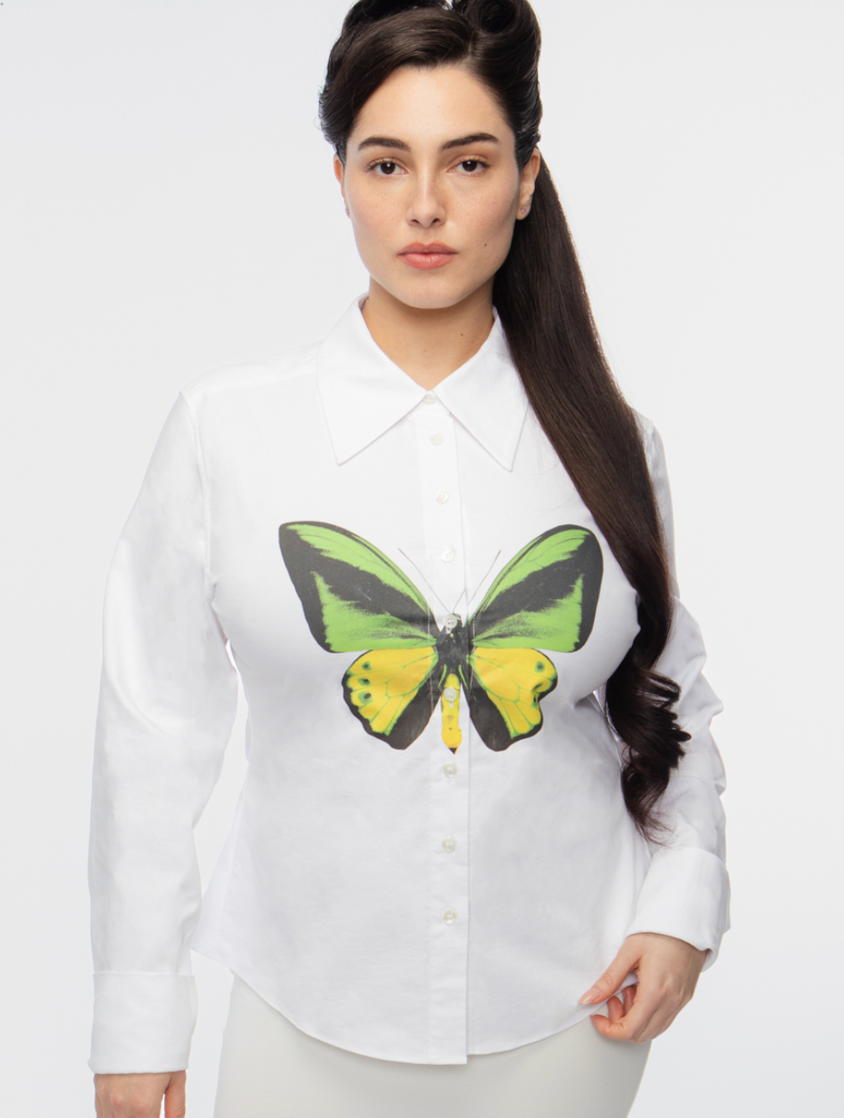 Tyler McGillivary Frankie Butterfly Button Down (Women) | Nordstrom
