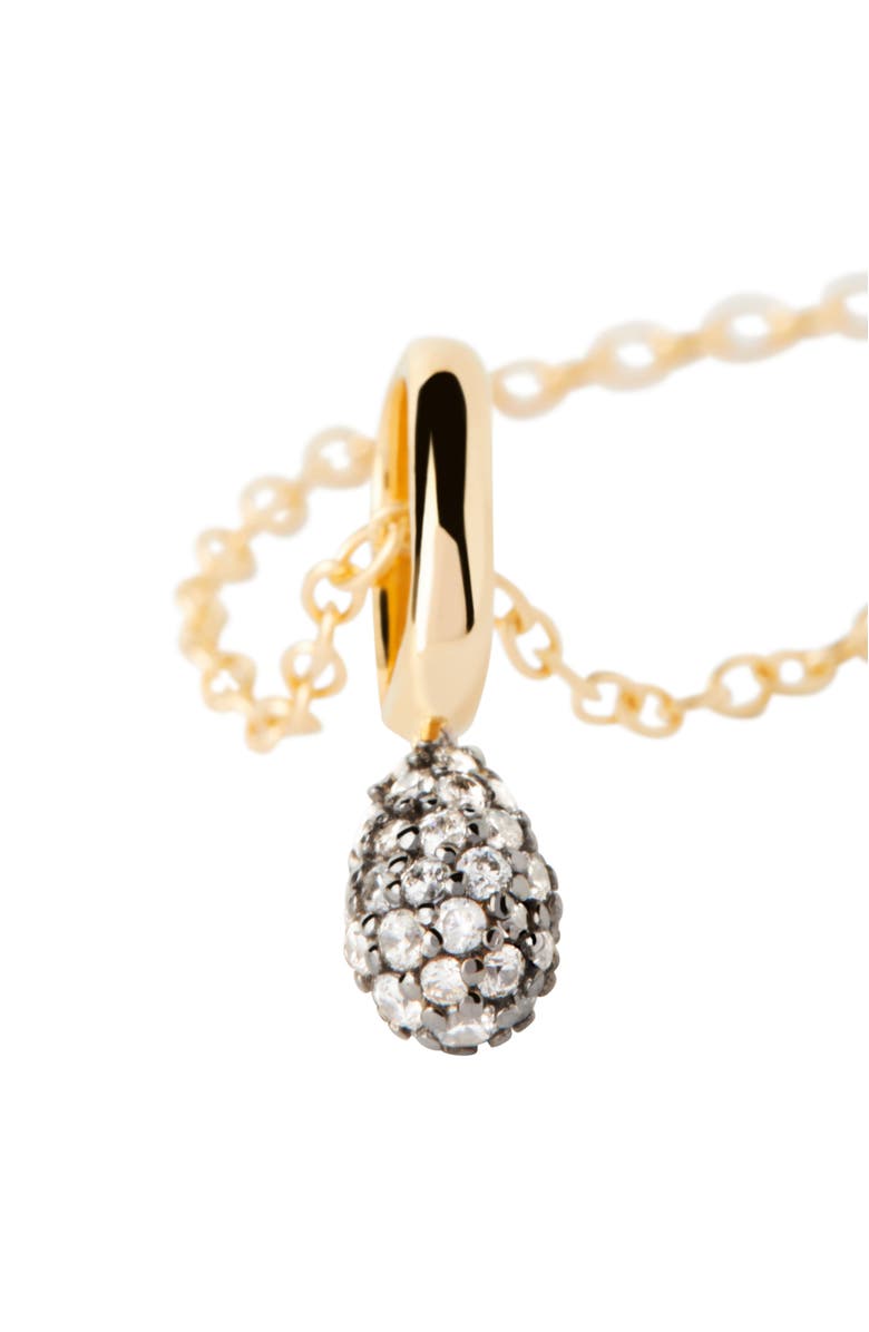 PDPAOLA Pavé Lava Necklace, Alternate, color,