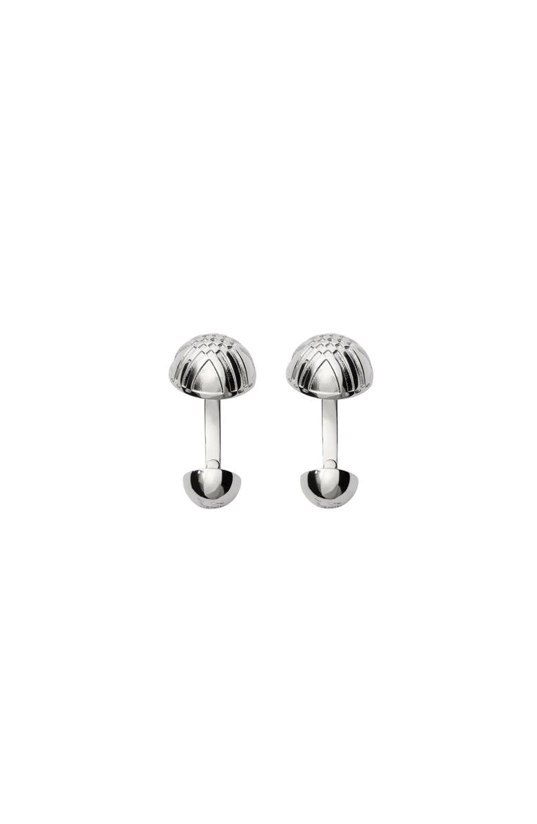 Burberry Engraved Check Cufflinks, Main, color,