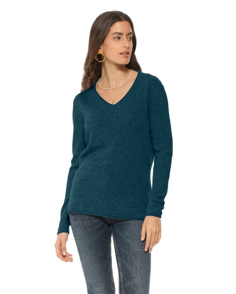 Ultra-Light Pure Cashmere V-Neck Sweater