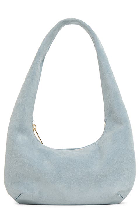 Mini Gnocchi Suede Hobo Bag