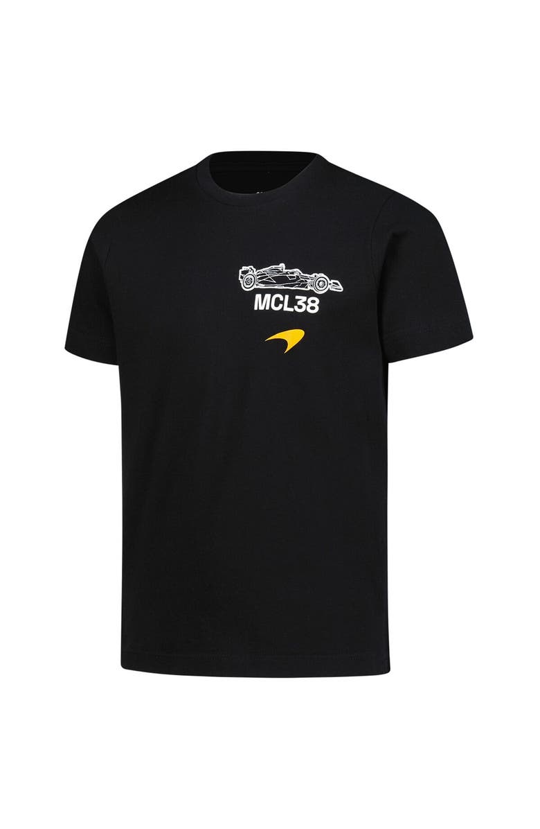Outerstuff Youth  Black McLaren F1 Team Car Logo T-Shirt, Alternate, color, 