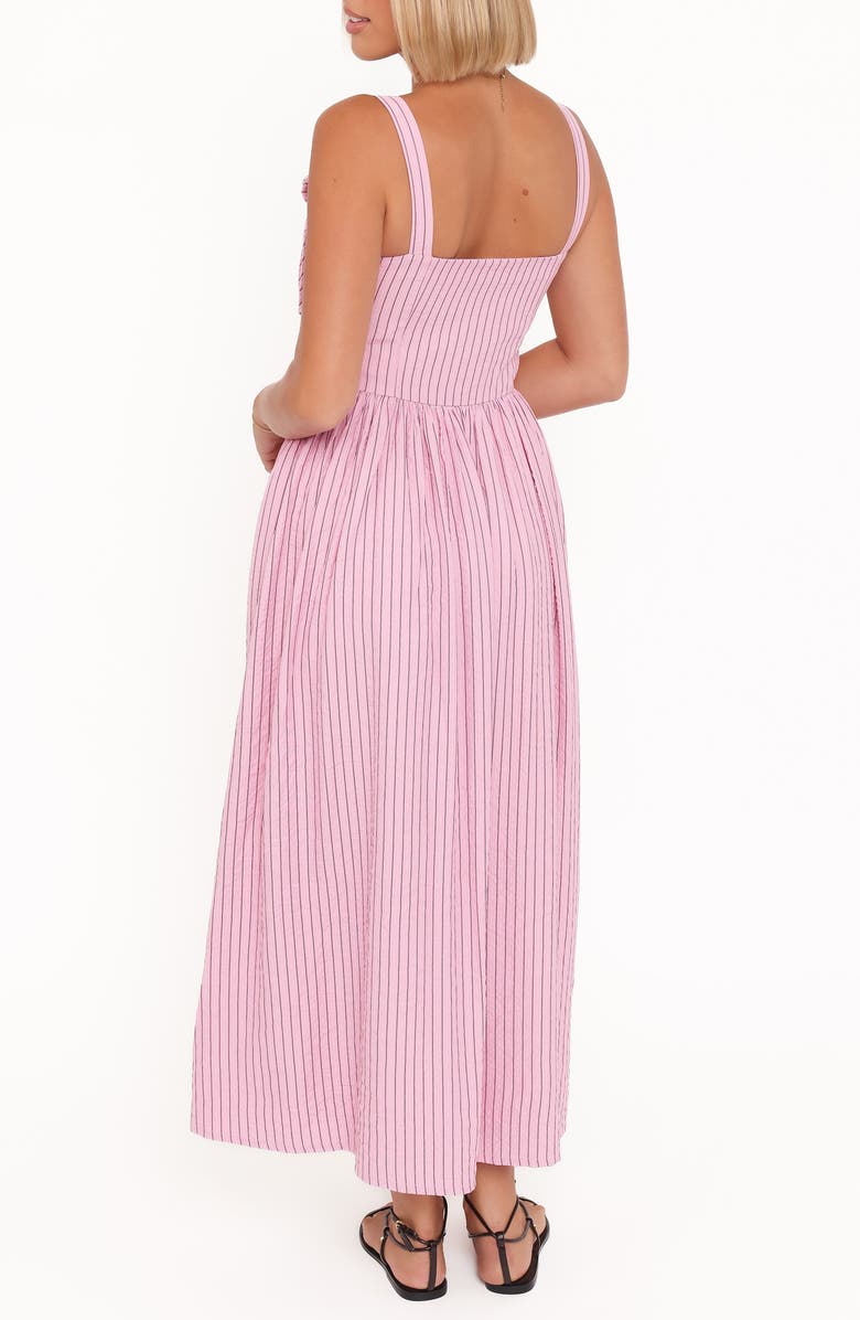Petal & Pup Alden Maxi Dress, Alternate, color, Pink/ White Stripe