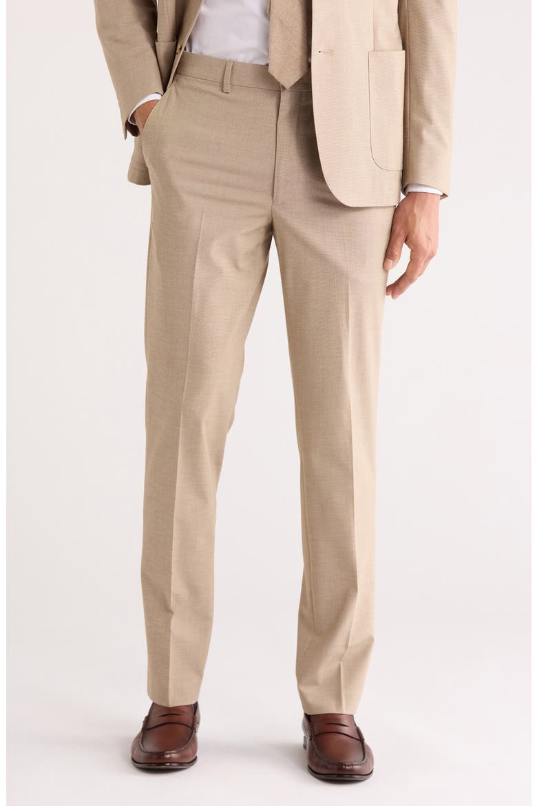 Slim Stretch Suit Pants, Main, color, TAN