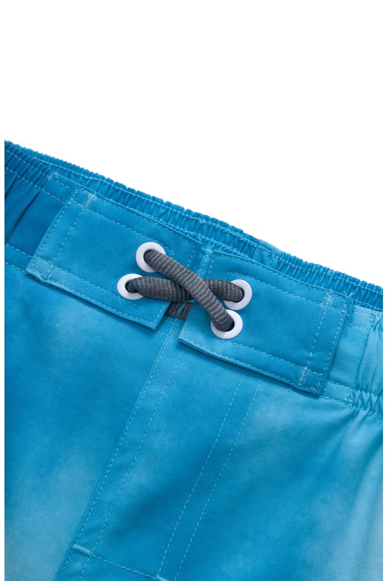 Kids' 4-Way Stretch Swim Trunks with Mesh Lining, Alternate, color, Ocean Wave