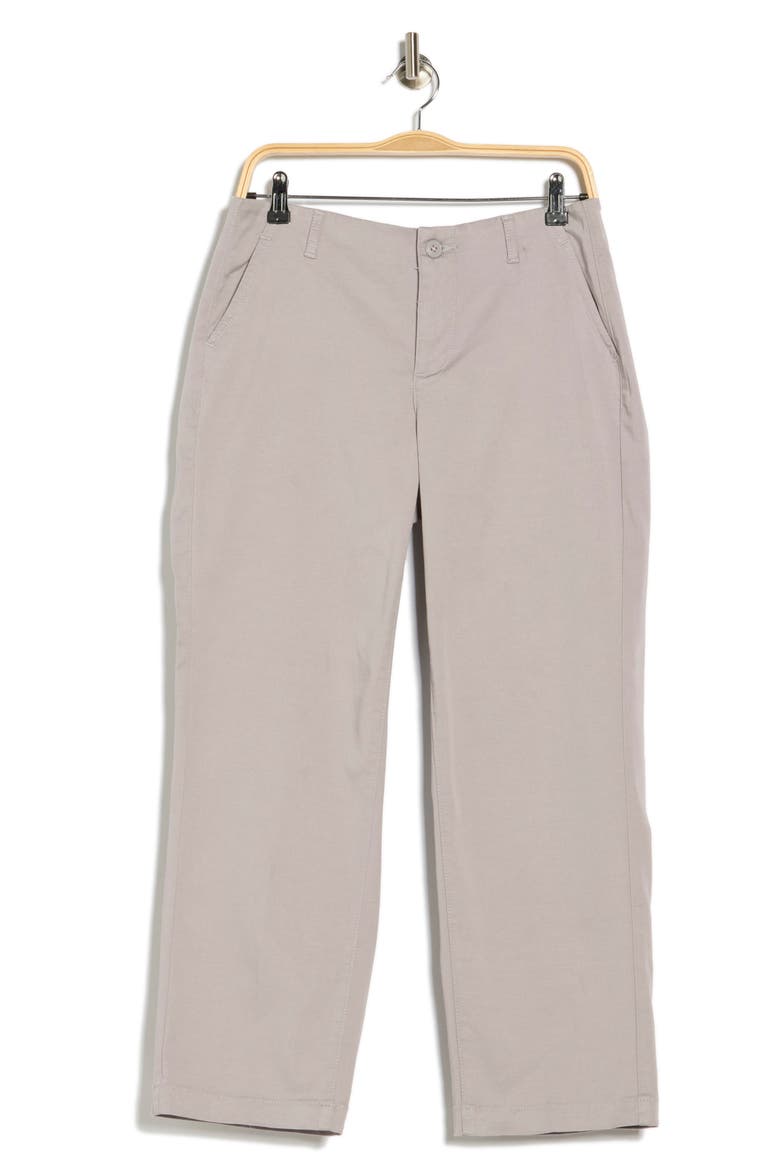 Marilyn Ankle Straight Leg Twill Pants, Alternate, color, PEARL GREY
