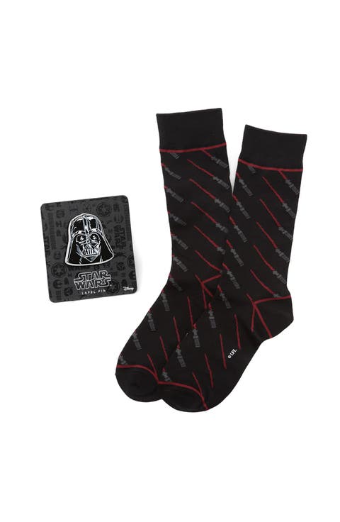 Lightsaber Crew Socks & Lapel Pin