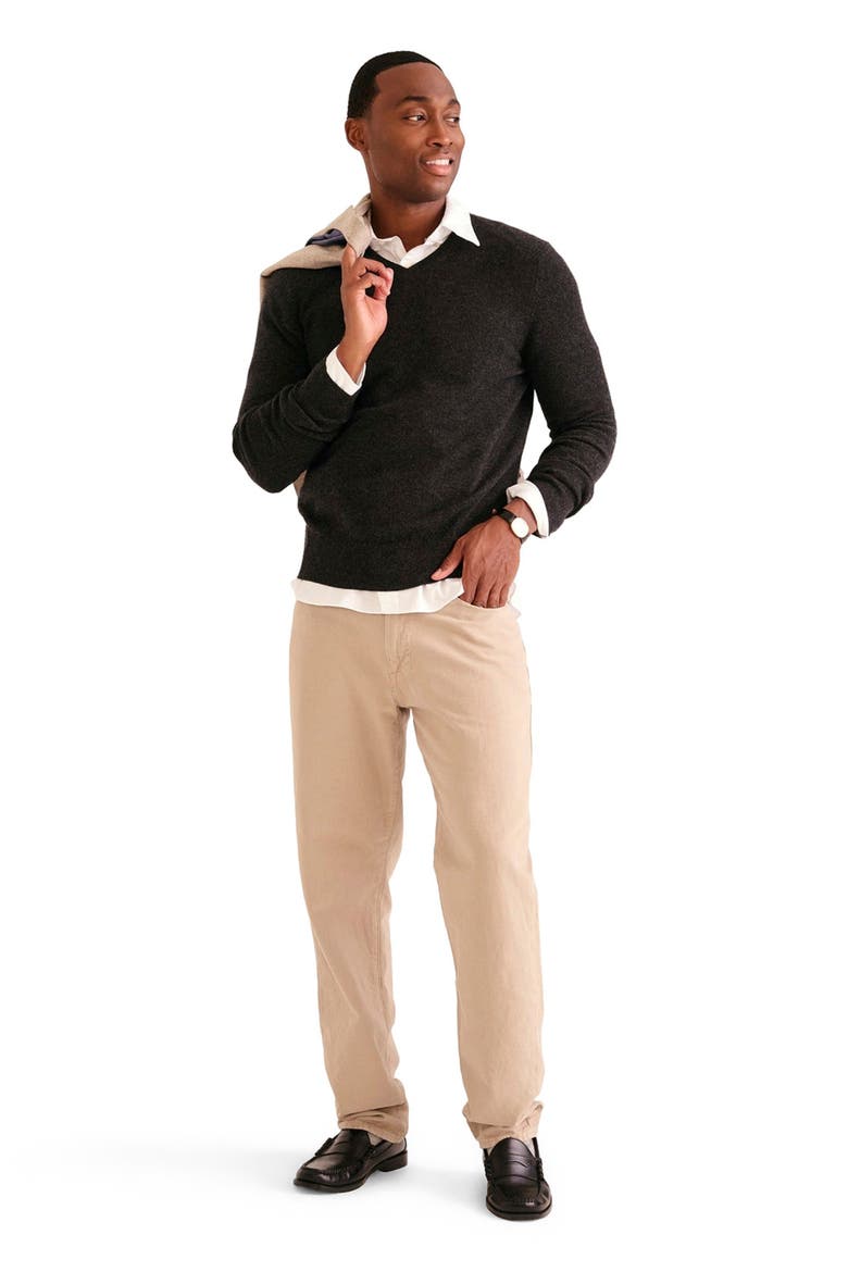 The Original Cashmere V-Neck Sweater, Main, color, Smoke