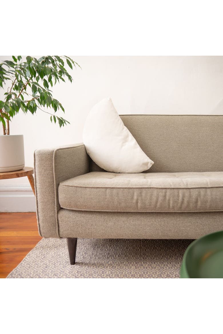 The Half Circle in Canvas, Alternate, color, Cream