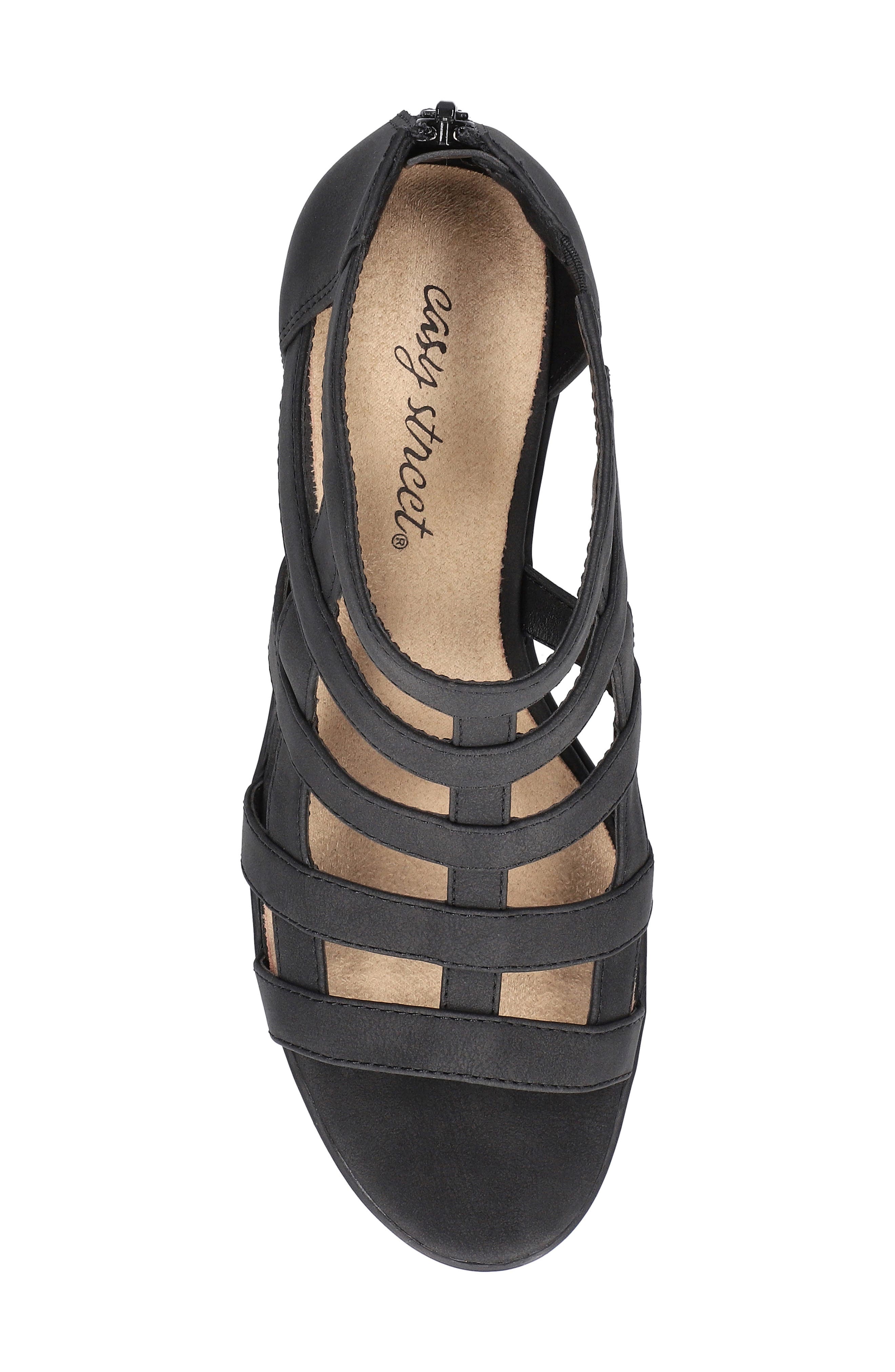 EASY STREET Marg Sandal, Alternate, color, Black